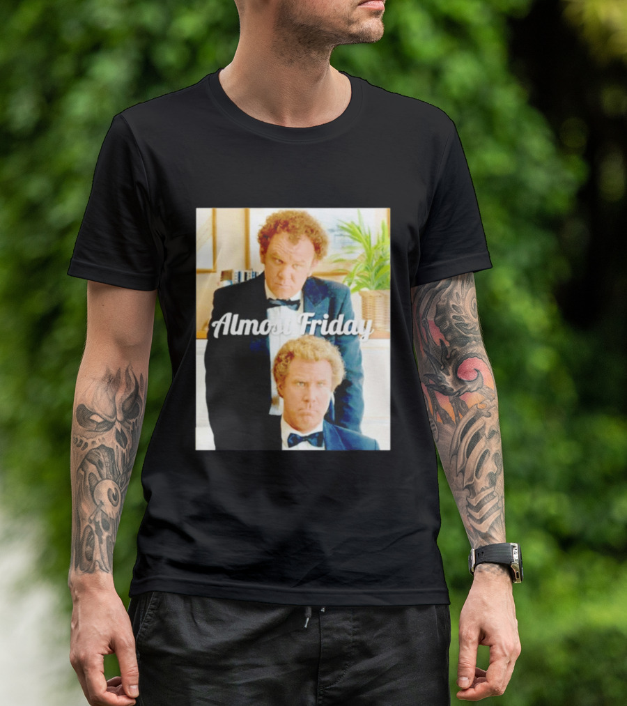 Almost Friday Will Ferrell John C. Reilly Interview Image T-Shirt