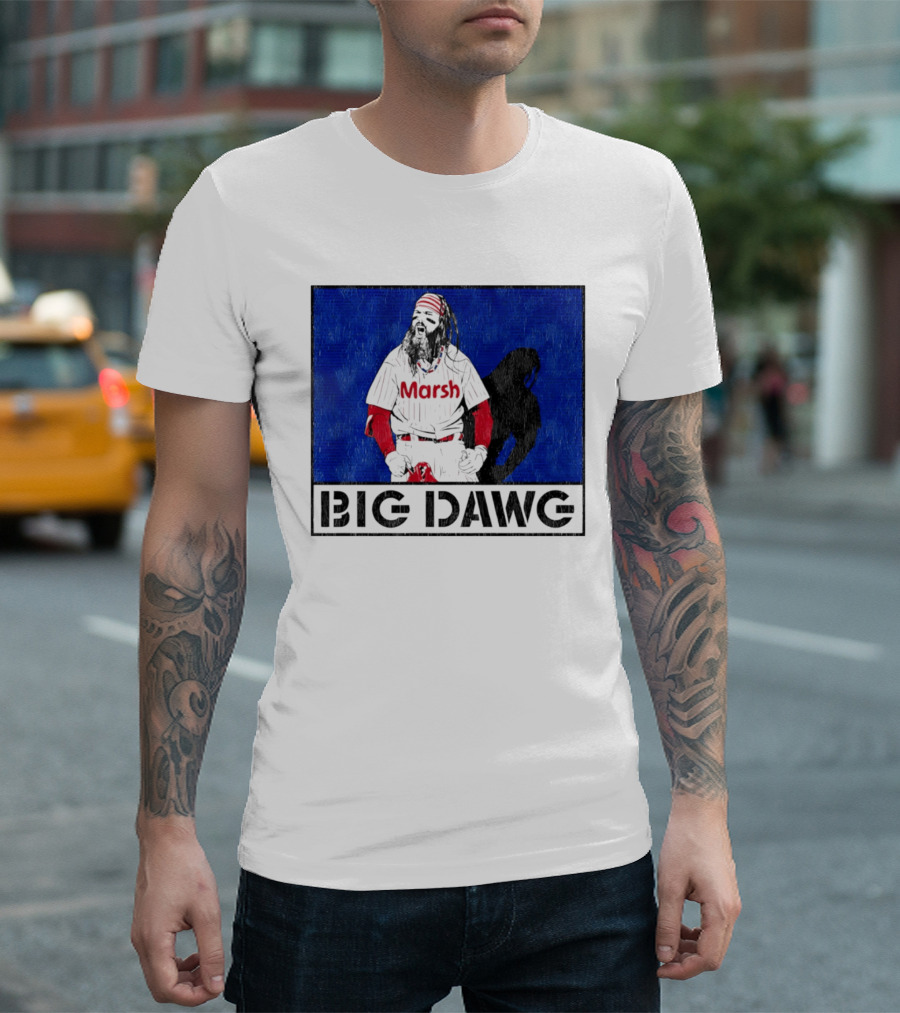Brandon Marsh Philadelphia Phillies Big Dawg Marsh Baseball Player Image T-Shirt
