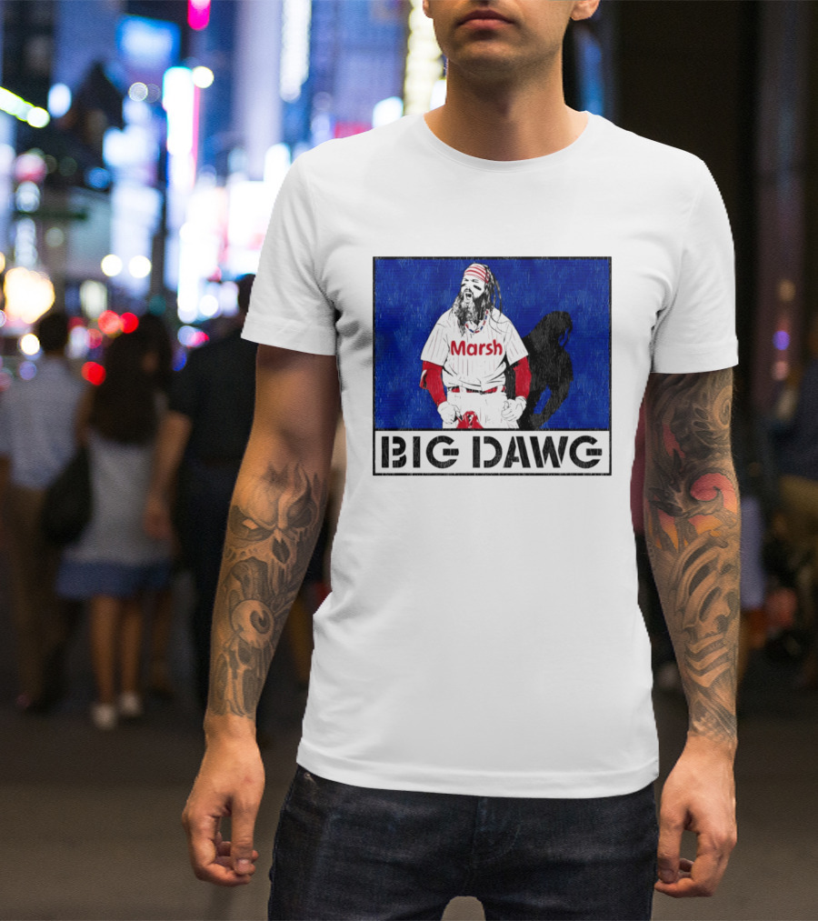 Brandon Marsh Philadelphia Phillies Big Dawg Marsh Baseball Player Image T-Shirt