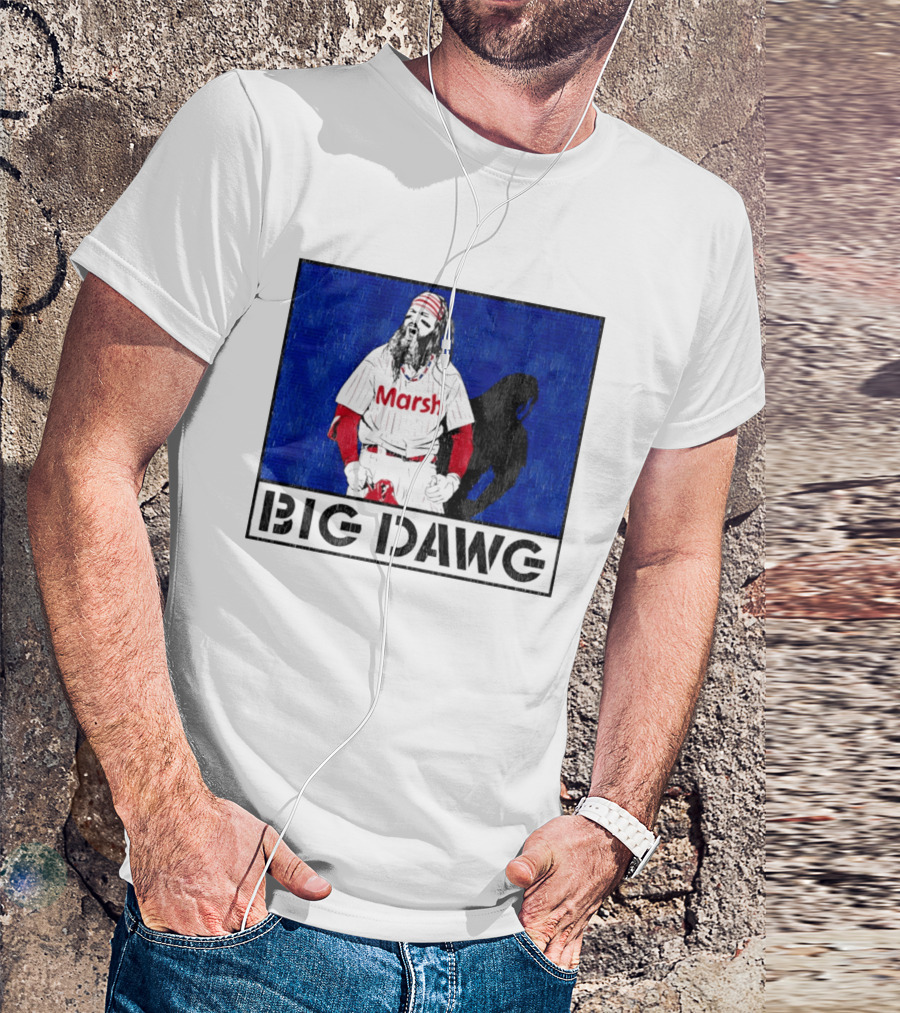 Brandon Marsh Philadelphia Phillies Big Dawg Marsh Baseball Player Image T-Shirt