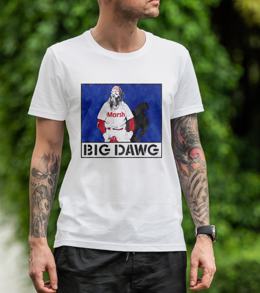 Brandon Marsh Philadelphia Phillies Big Dawg Marsh Baseball Player Image T-Shirt