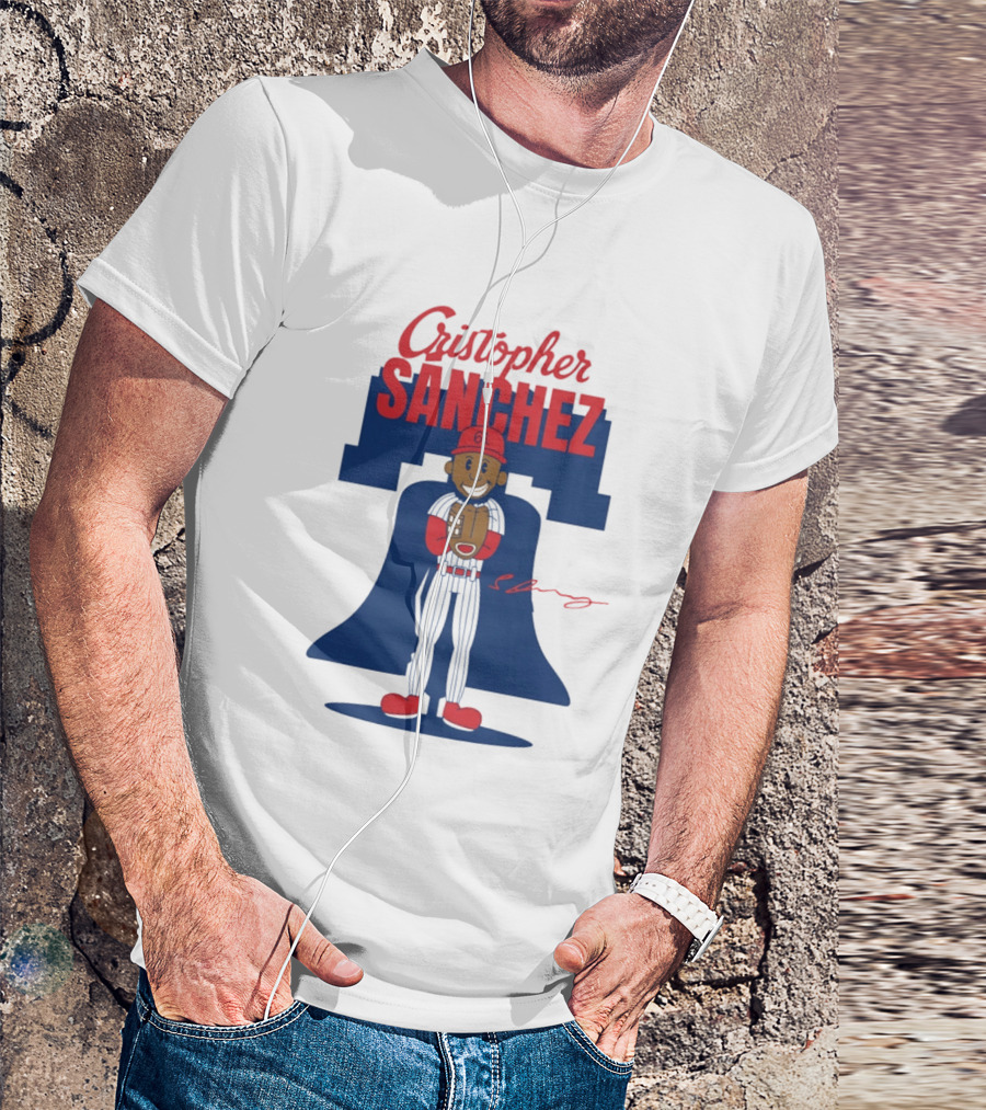 Cristopher Sanchez Phillies Cartoon Toddler 61 T-Shirt