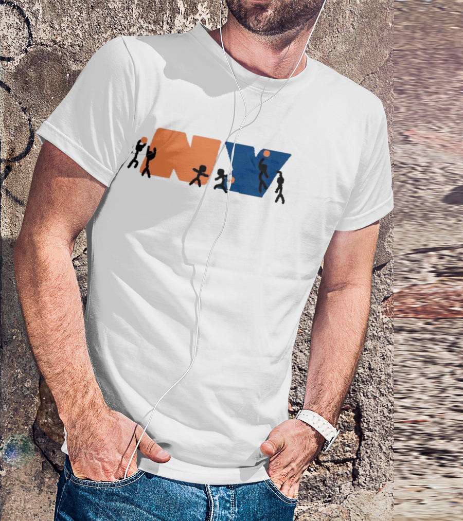 New York Knicks NBA NY Paint Basketball T-Shirt