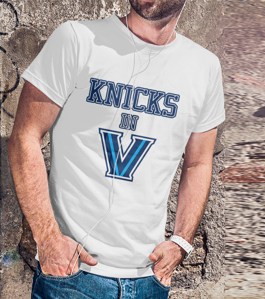 Knicks In Villanova Inspired Crossover Fan T-Shirt