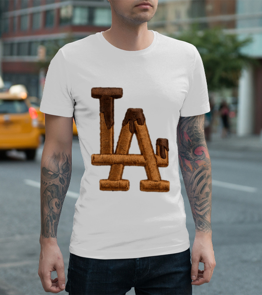 2026 Los Angeles Dodgers Ice Cream Sprinkles LA Baseball Hat T-Shirt