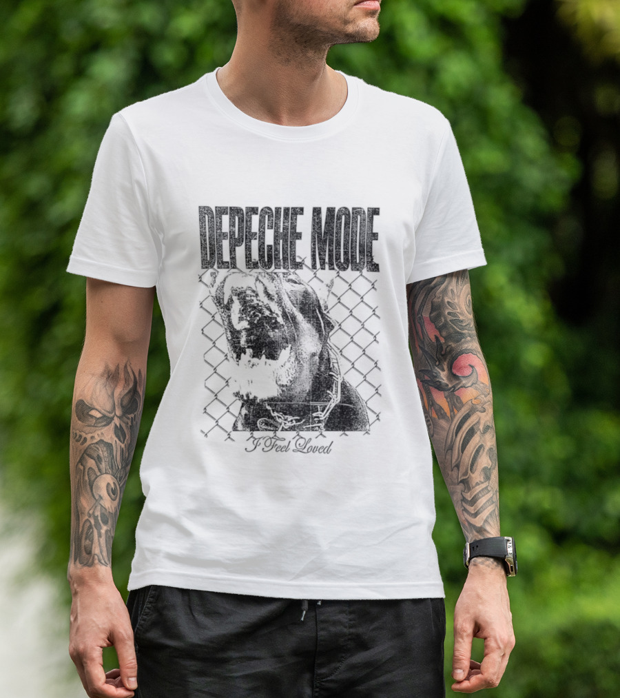 Depeche Mode I Feel Loved Grid T-Shirt