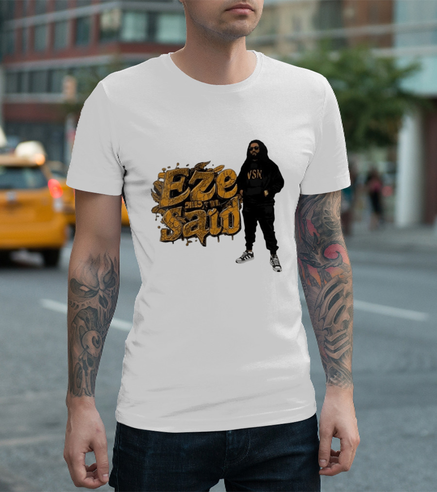 Eze Said Hip Hop Graffiti Style With VSN And Sneakers T-Shirt