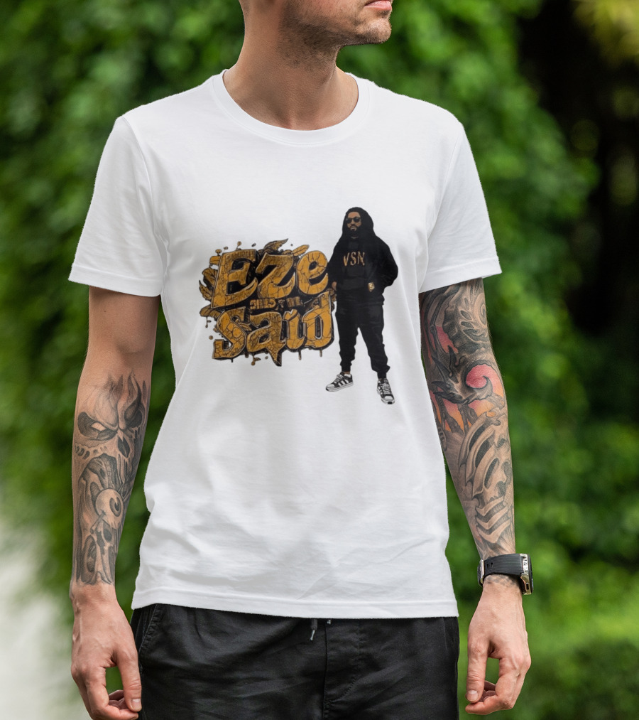 Eze Said Hip Hop Graffiti Style With VSN And Sneakers T-Shirt