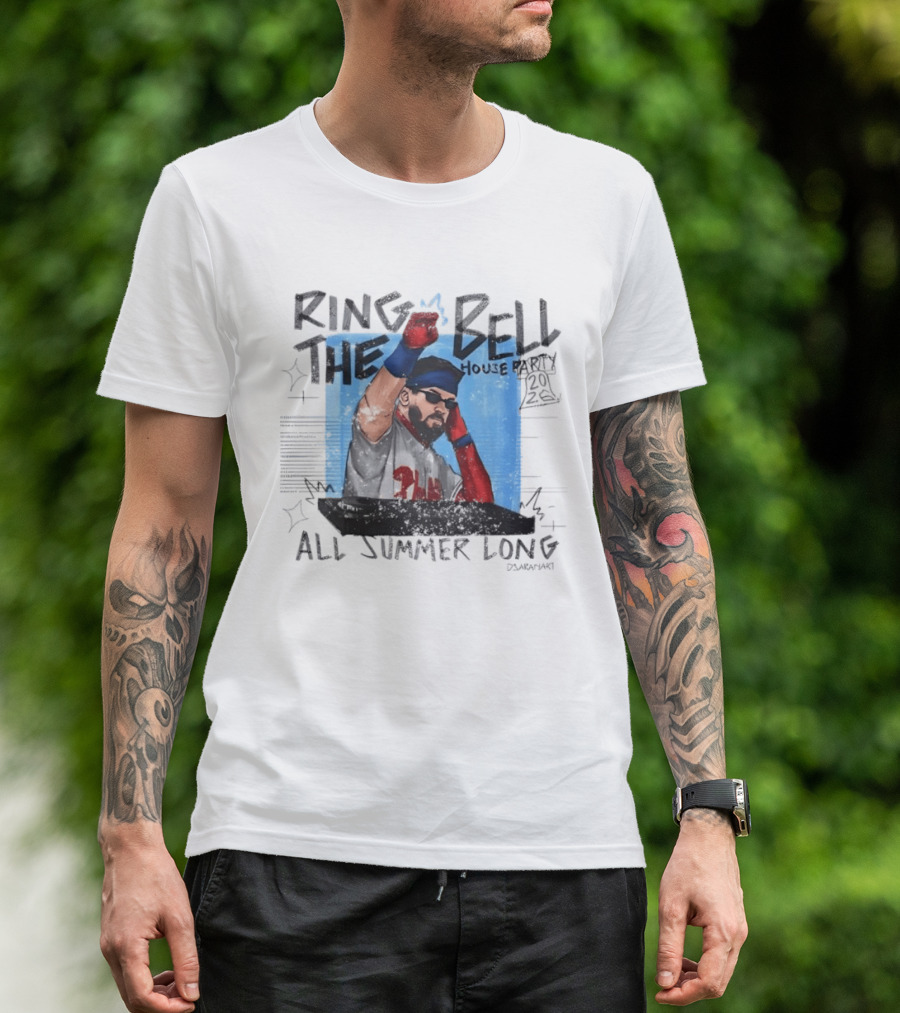 Ring The Bell Phillies House All Summer Long Phillies Baseball 2023 Dararara T-Shirt