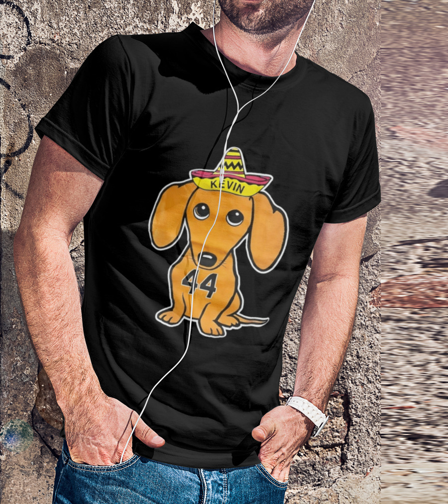 Cinco De Mayo Wiener Dog Kevin Sombrero 44 T-Shirt