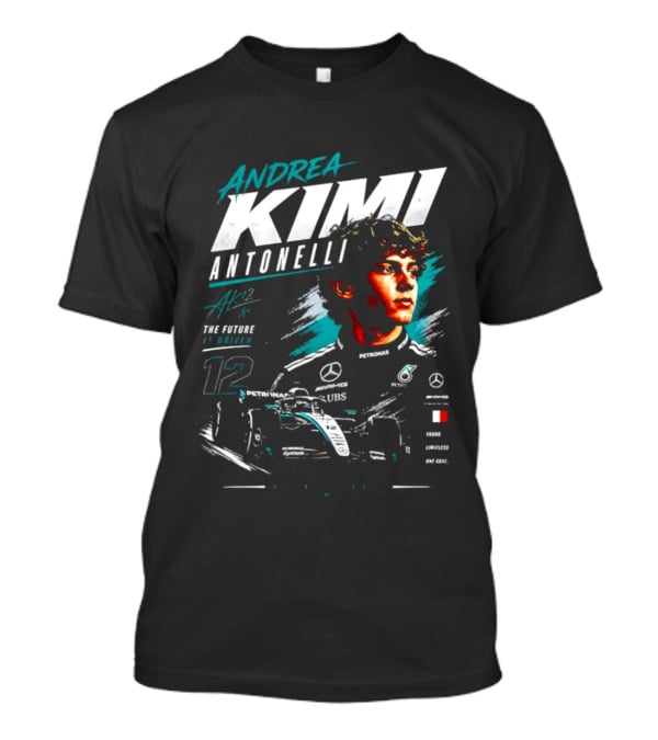 Andrea Kimi Antonelli Racing Future Driven F1 Mercedes AMG 12 T-Shirt
