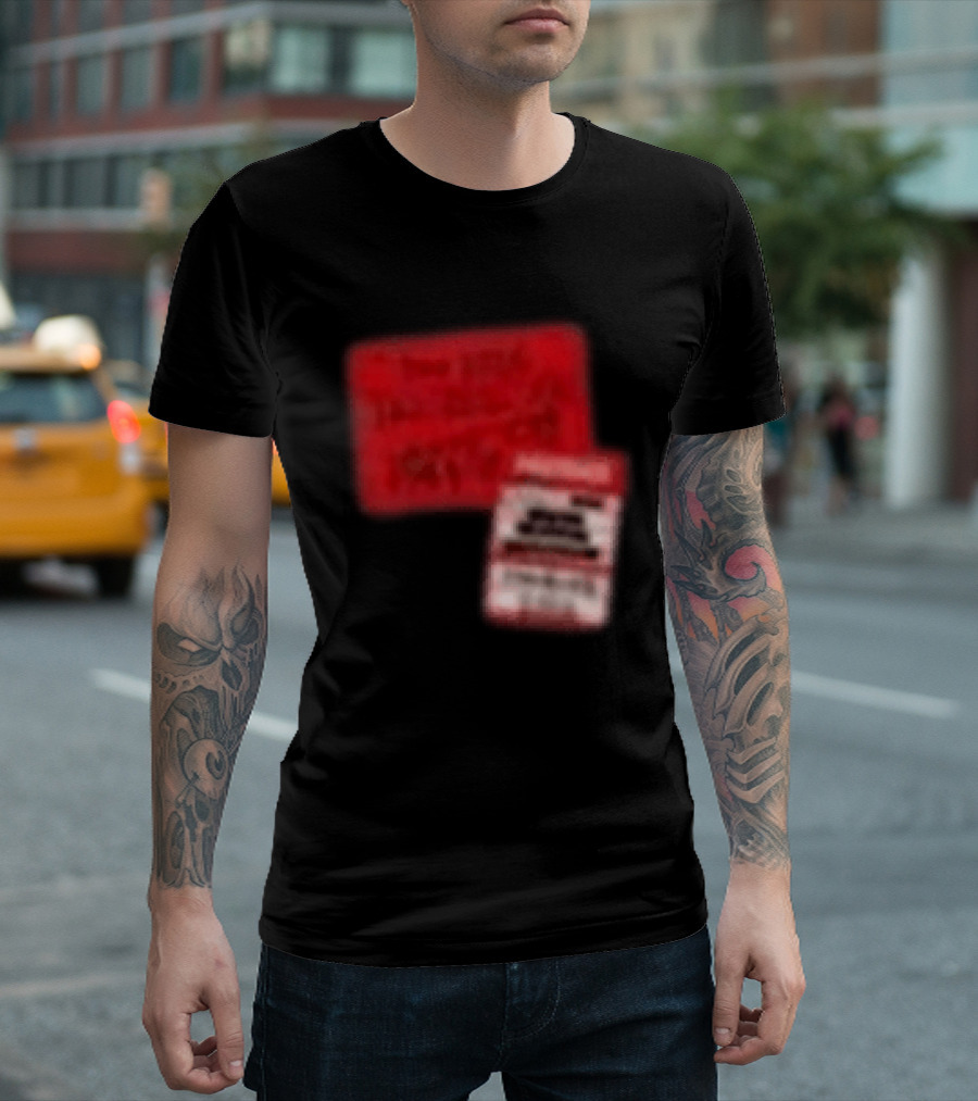 Revealed Clothing Hardwell Sticker Tour 2026 Red Visions T-Shirt