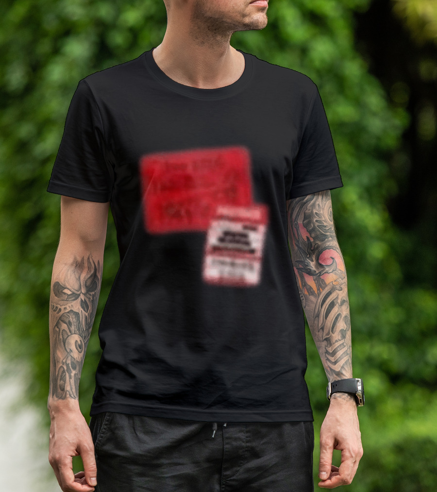 Revealed Clothing Hardwell Sticker Tour 2026 Red Visions T-Shirt