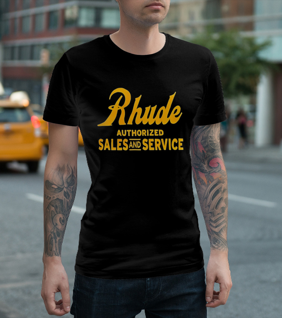 Rhude Authorized Sales And Service T-Shirt