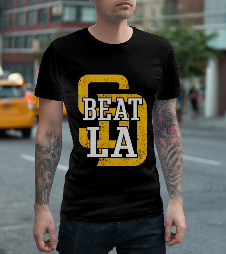 San Diego Padres Beat LA Dodgers Victory T-Shirt