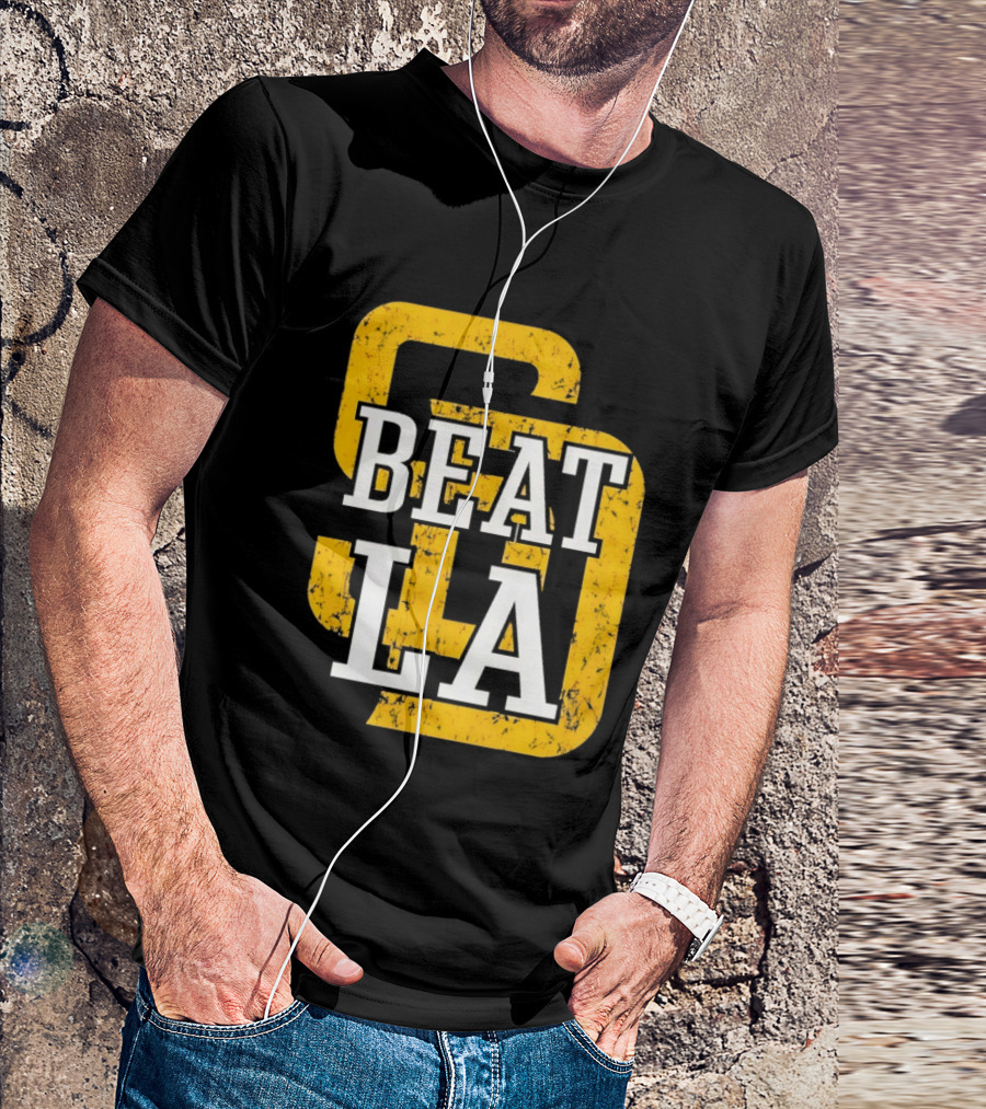 San Diego Padres Beat LA Dodgers Victory T-Shirt