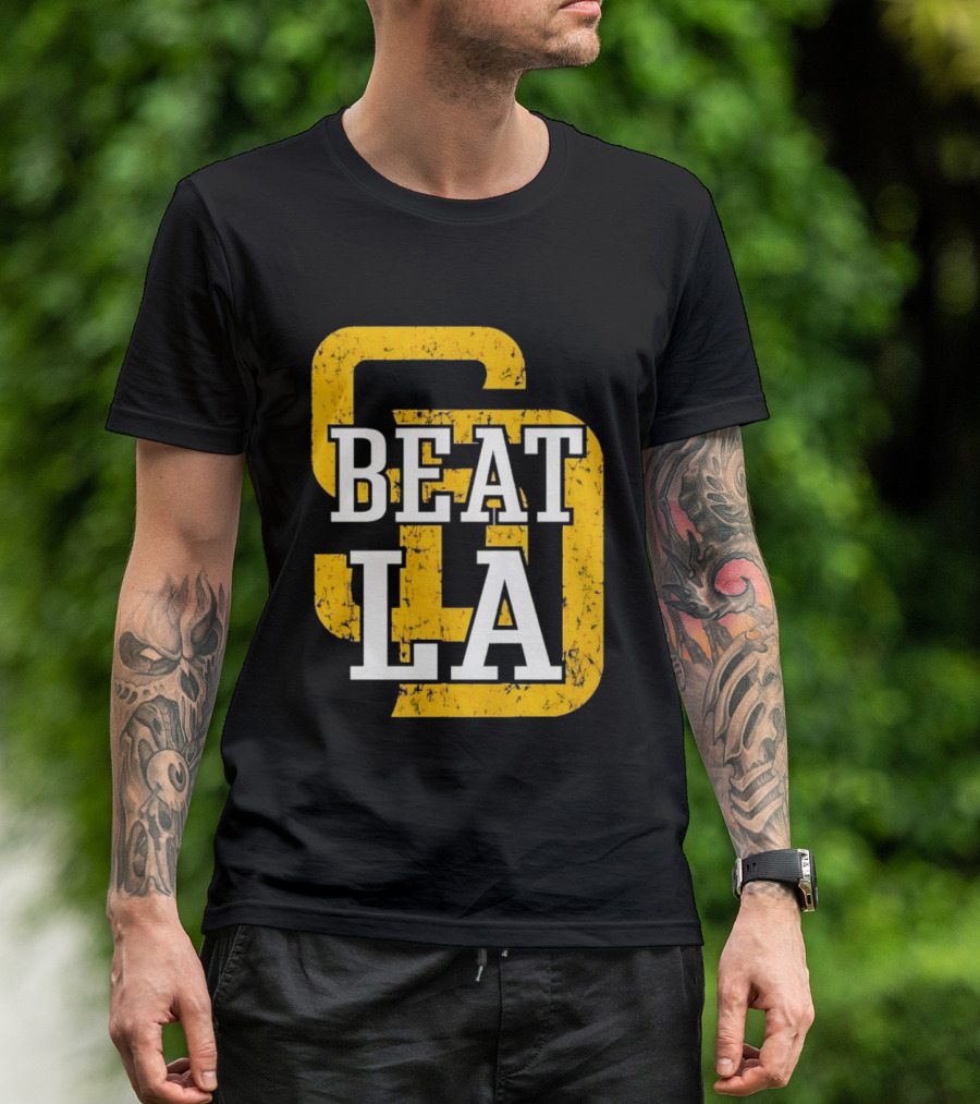 San Diego Padres Beat LA Dodgers Victory T-Shirt