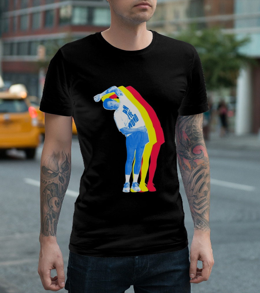 BNLDFWD Stretch Harry Retro Colorful Fitness Vibes T-Shirt