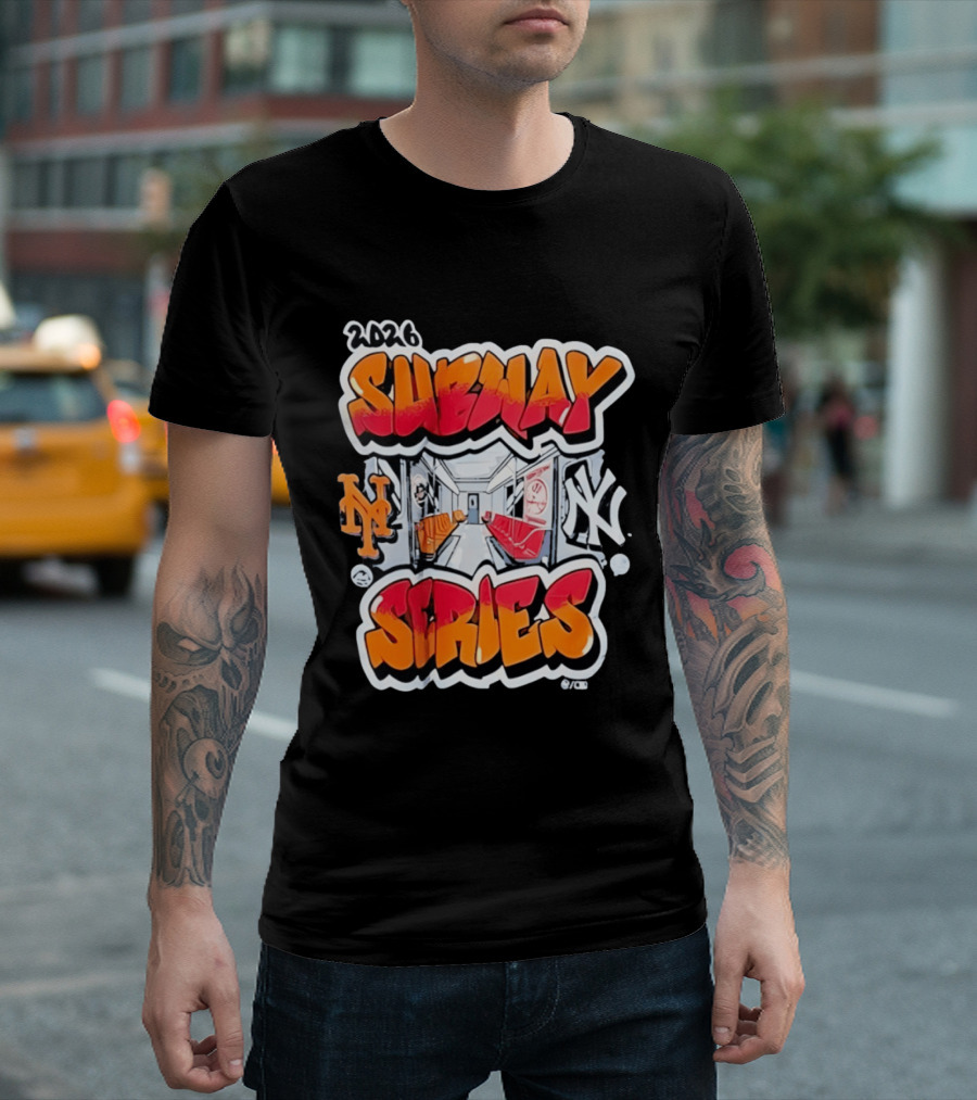 2026 Subway Series New York Yankees Vs Mets Baseball T-Shirt