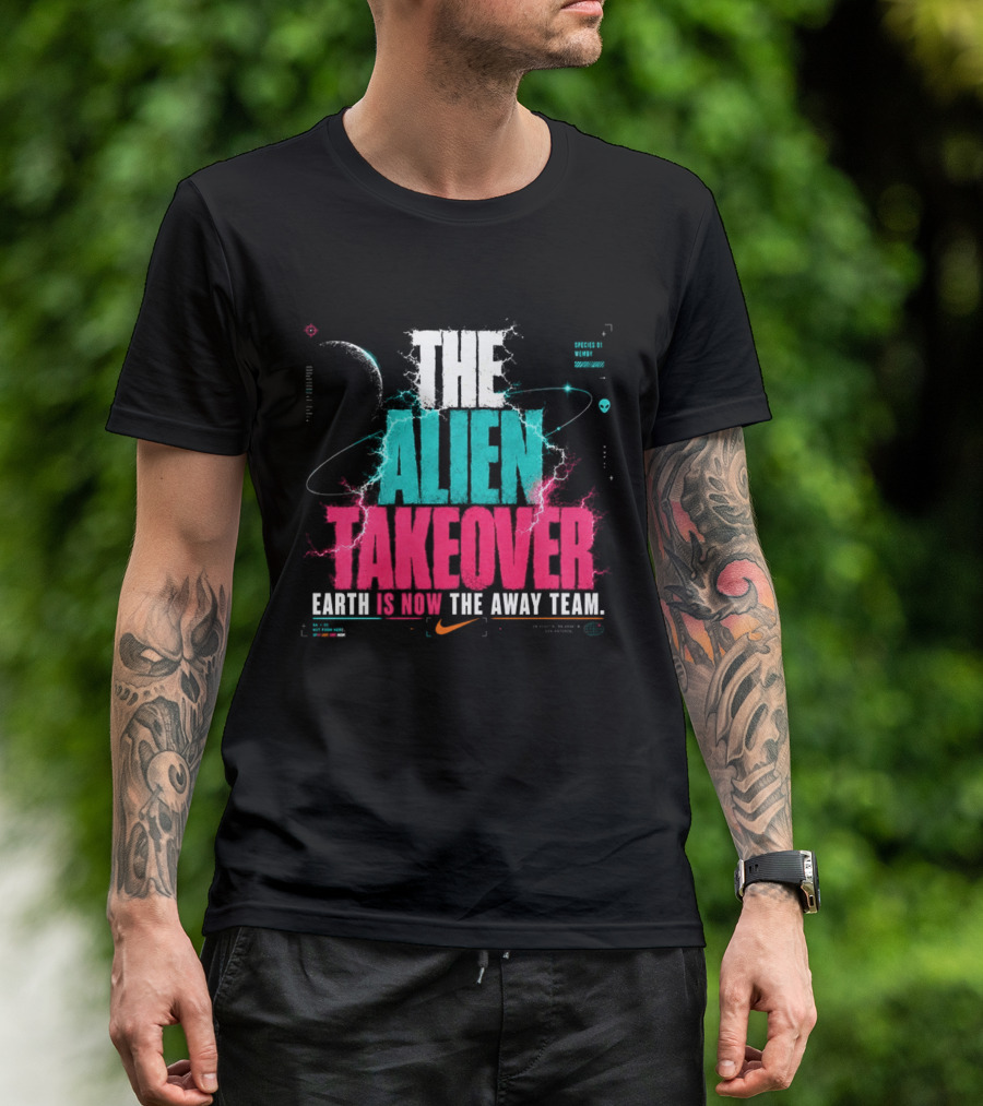 Victor Wembanyama NBA Nike The Alien Takeover Earth Is Now The Away Team T-Shirt