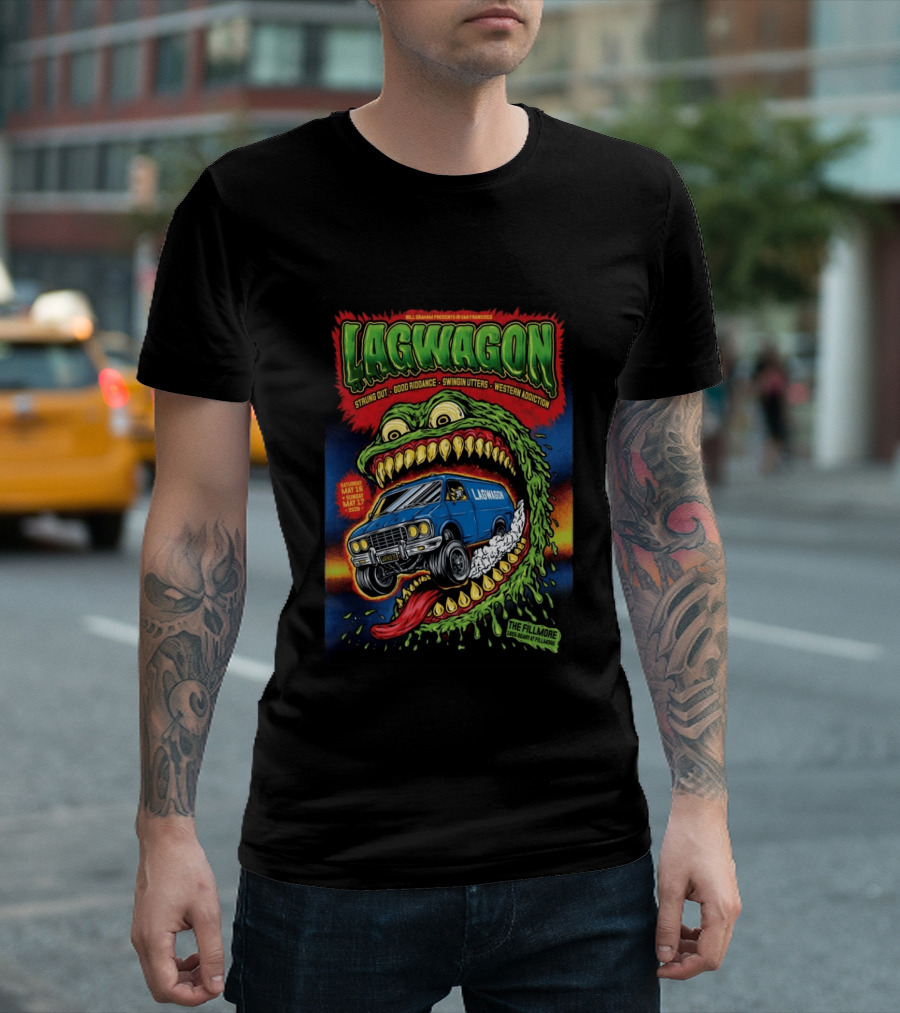 Bill Graham Presents Lagwagon San Francisco The Fillmore May 2026 Van T-Shirt