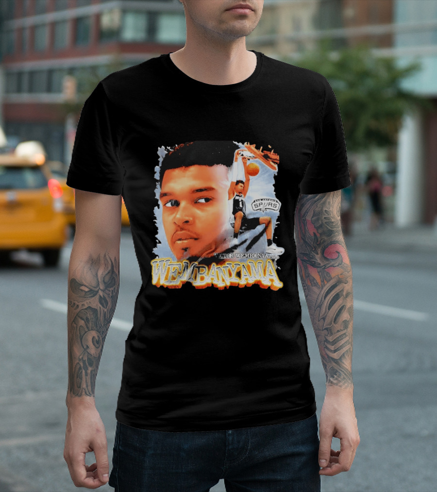 Victor Wembanyama San Antonio Spurs Basketball 2026 T-Shirt