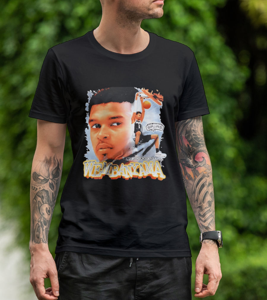 Victor Wembanyama San Antonio Spurs Basketball 2026 T-Shirt