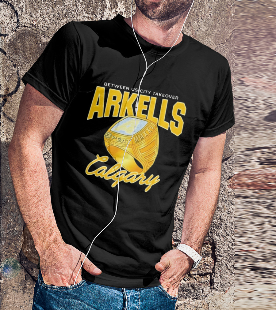 Arkells Between Us City Takeover 3 Peat Calgary T-Shirt