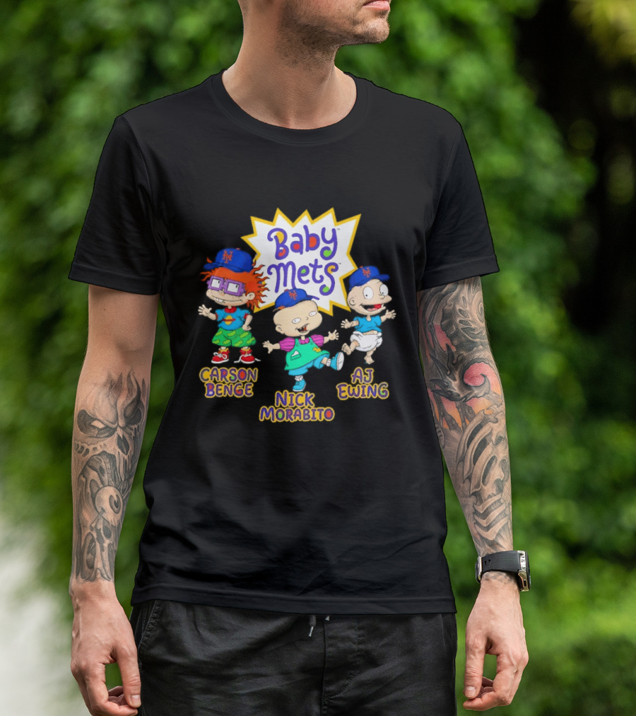 Baby Mets Carson Benge Nick Morabito AJ Ewing Characters T-Shirt