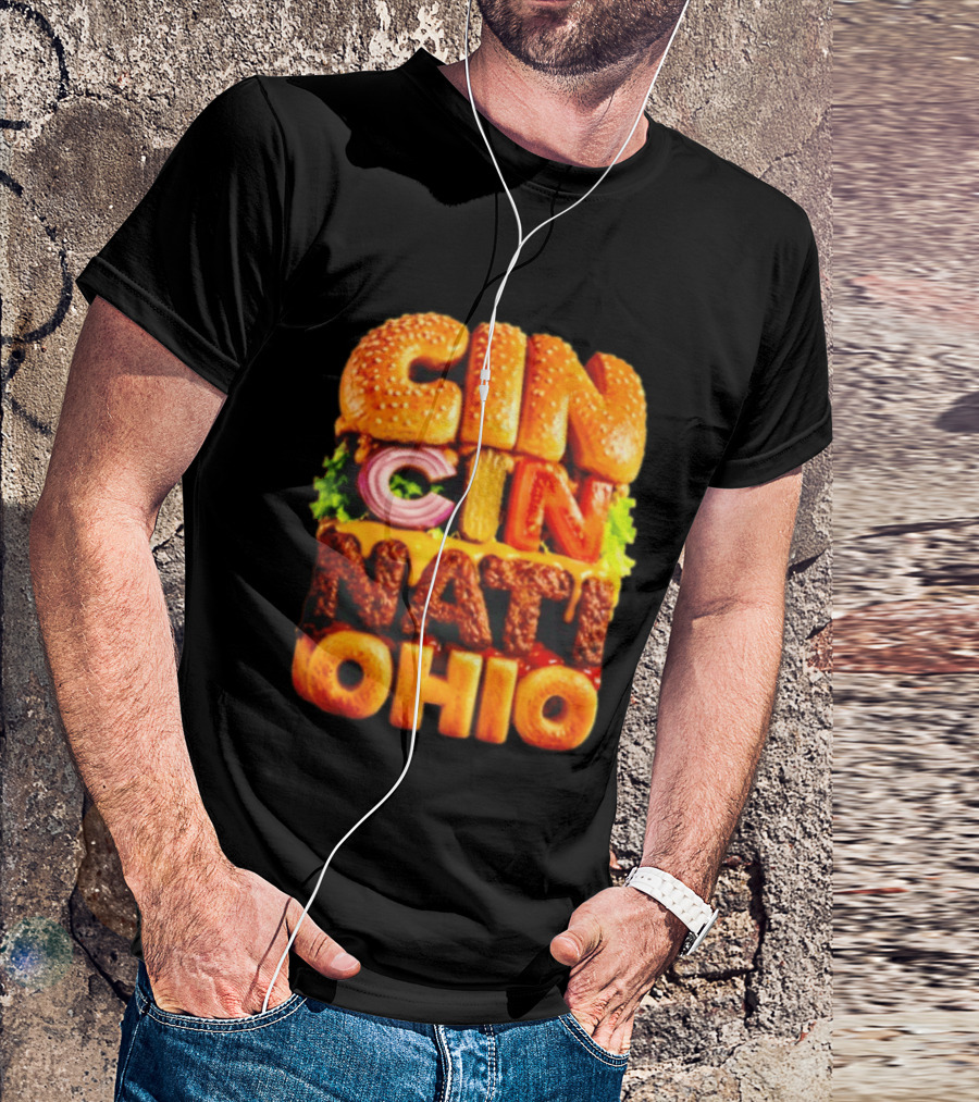 Cincinnati Burger Ohio Food T-Shirt