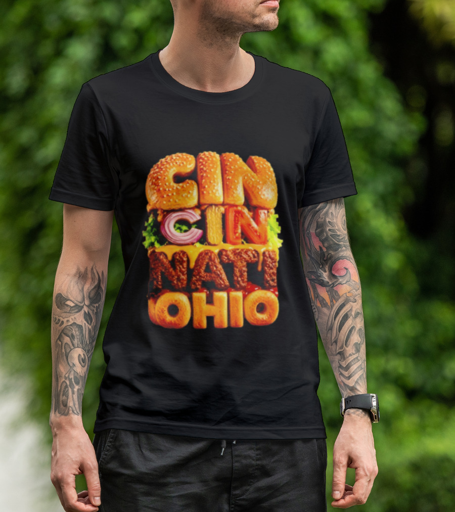 Cincinnati Burger Ohio Food T-Shirt