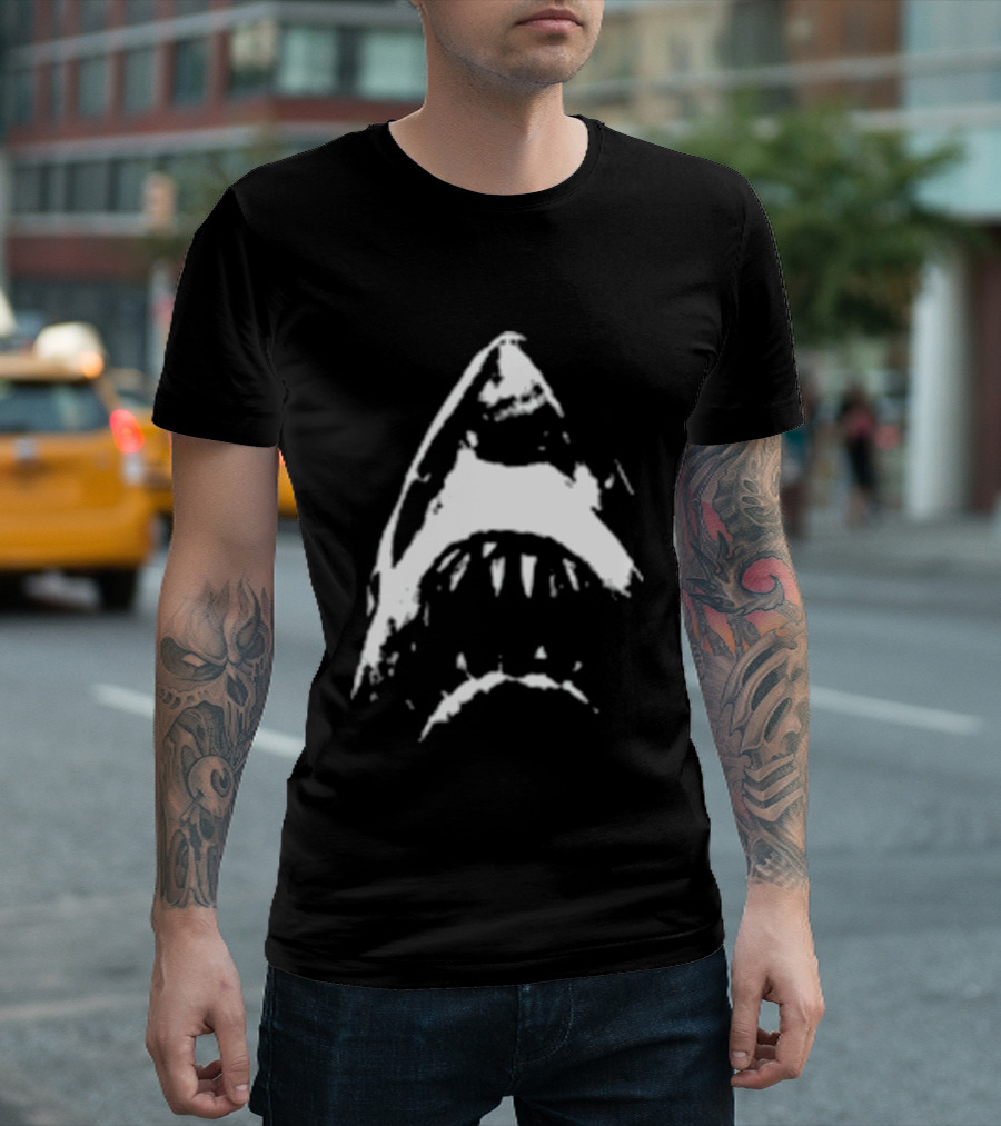 Out Of Time Studio Jaws Terror Promo Shark Teeth T-Shirt