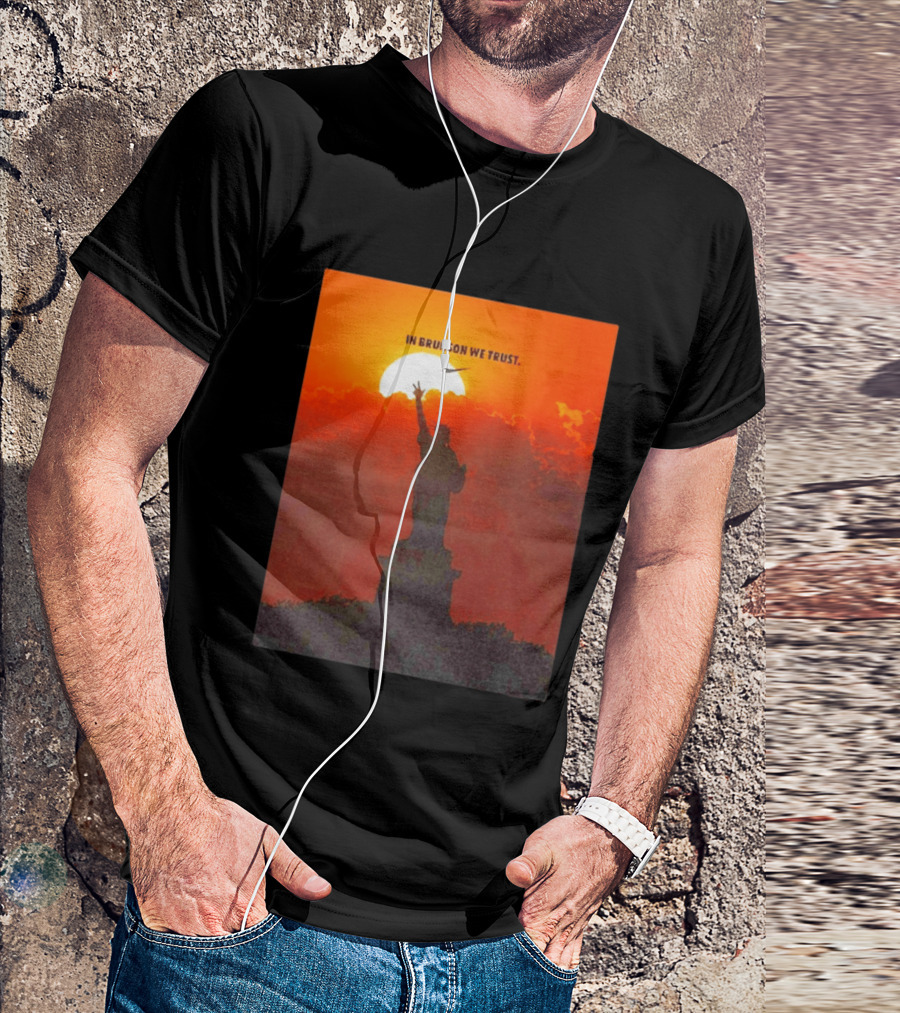 In Brunson We Trust New York Knicks Nike Liberty Sunset T-Shirt