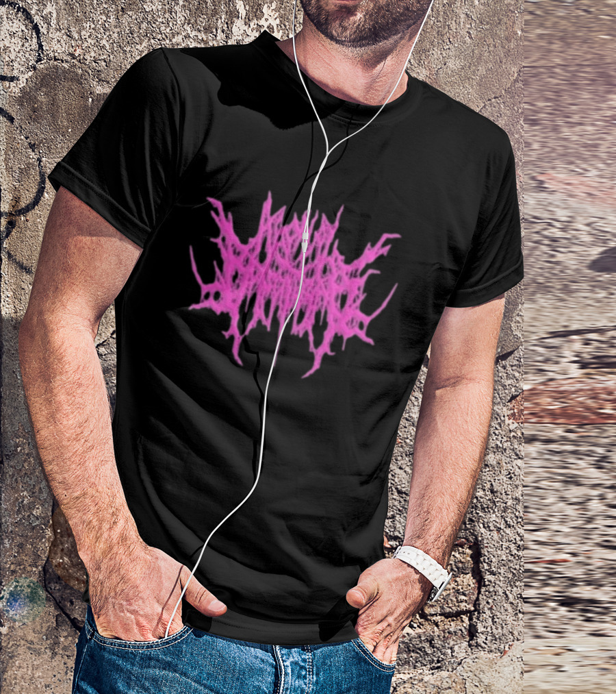 Reality Fade Agonal Breathing Pink Distorted T-Shirt