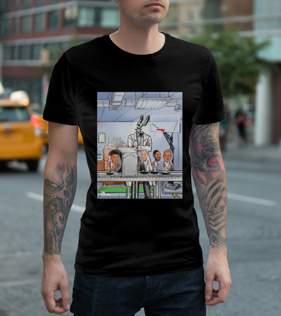 San Antonio Spurs Factory Laboratory Producing Star Players T-Shirt