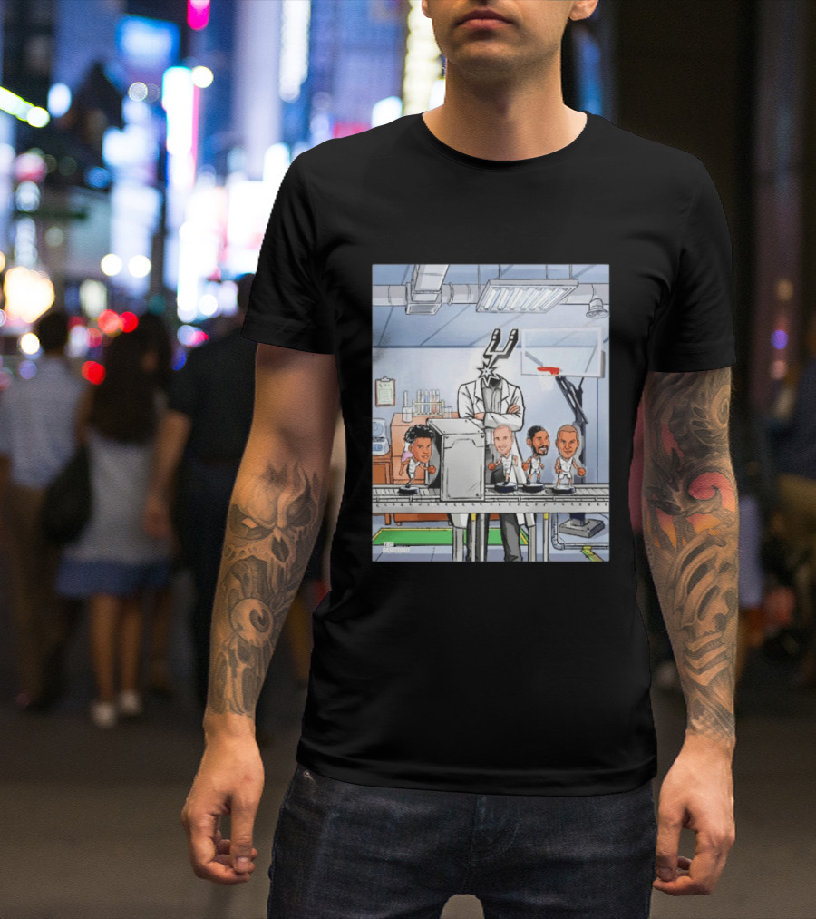 San Antonio Spurs Factory Laboratory Producing Star Players T-Shirt