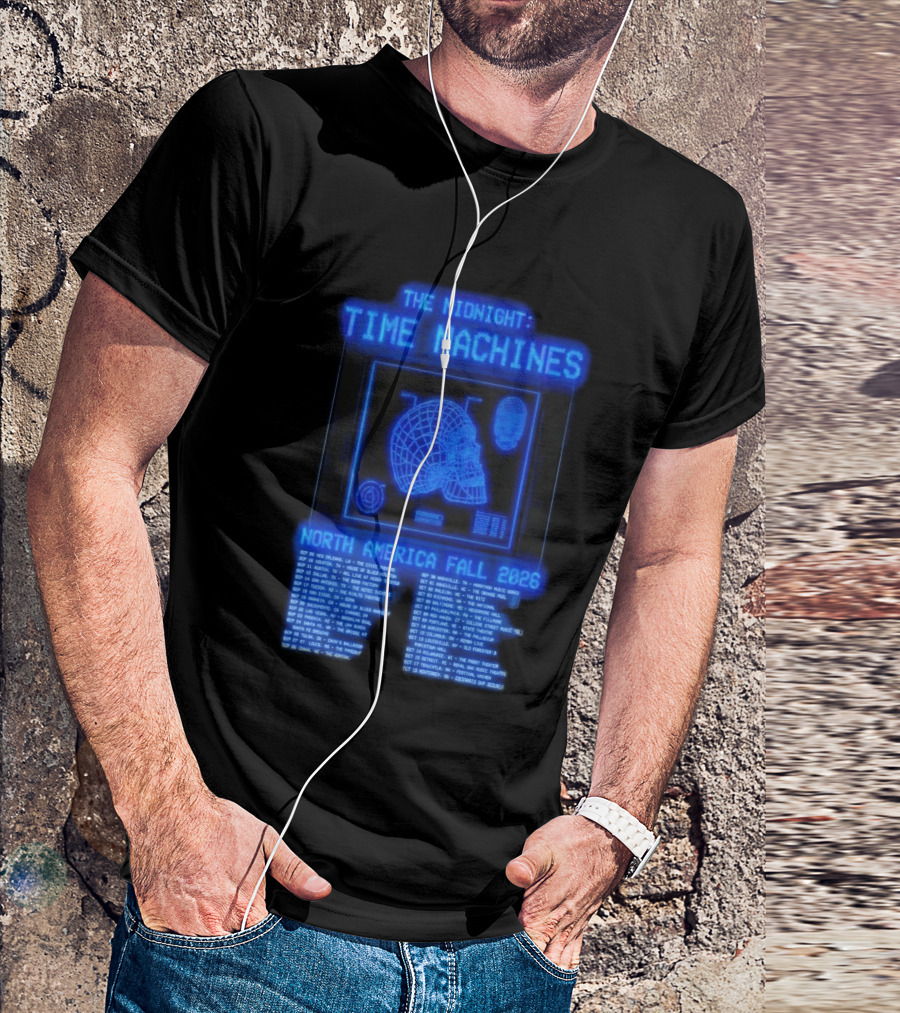 The Midnight Time Machines Tour Dates North America Fall 2026 T-Shirt