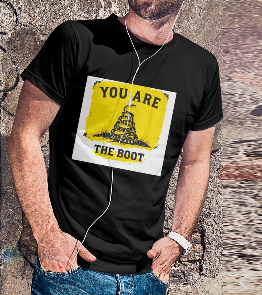 You Are The Boot ICE Gadsden Snake Yellow T-Shirt