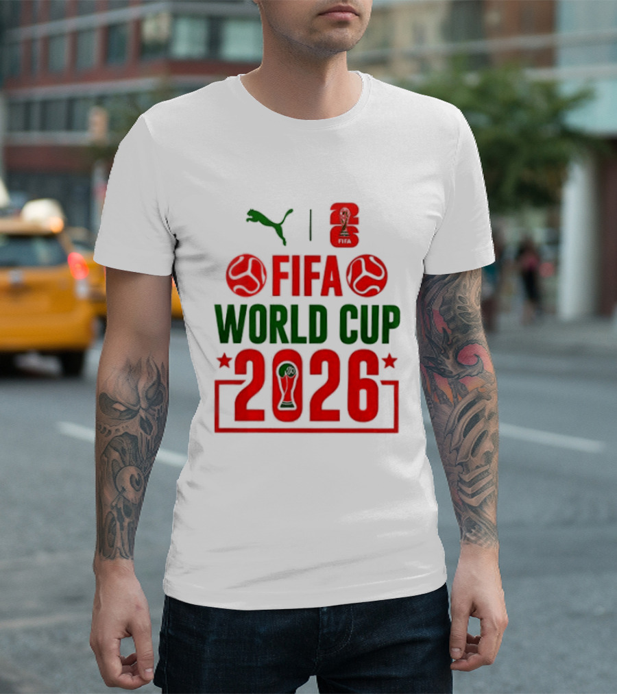 San Francisco 49ers X Goku Dragon Ball Z NFL Collaboration Puma FIFA World Cup 2026 T-Shirt