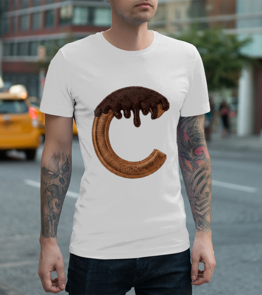 2026 Cubs Chocolate Dipped C Embroidery T-Shirt
