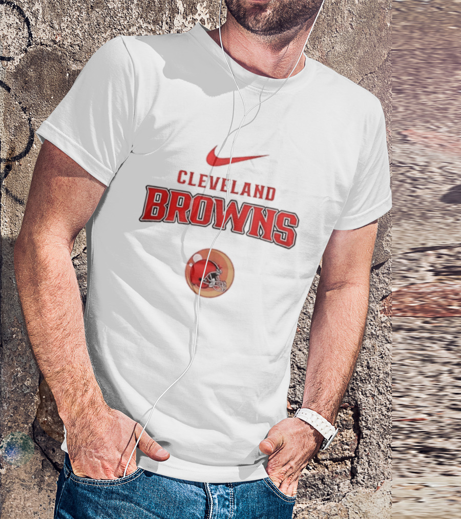 Cleveland Browns Nike Goku Dragon Ball Z Two Sided T-Shirt