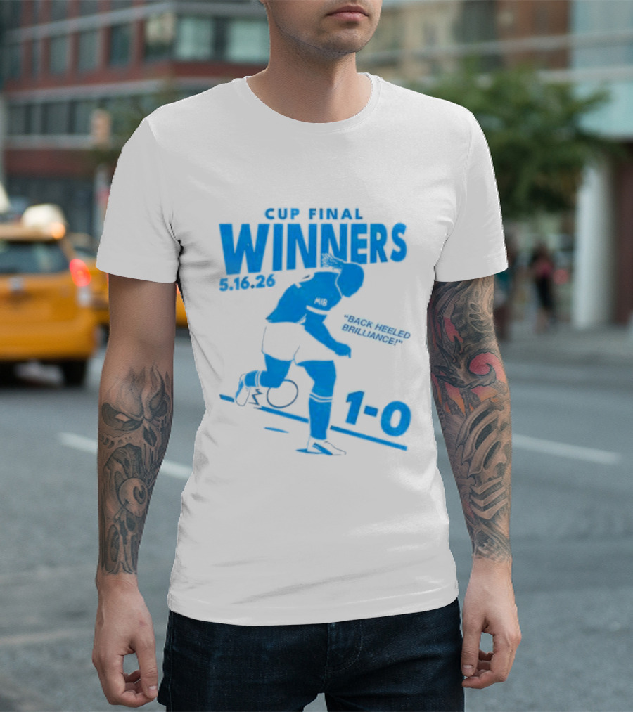 Cup Final Winners 2026 Back Heeled Brilliance 1 0 T-Shirt