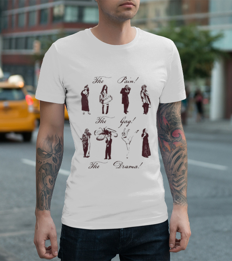 Emei Characters Of The Opera Pain Joy Drama T-Shirt