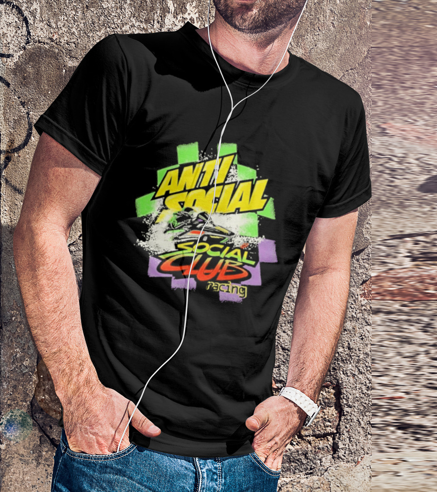 Anti Social Social Club Racing Arctic Snowmobile T-Shirt
