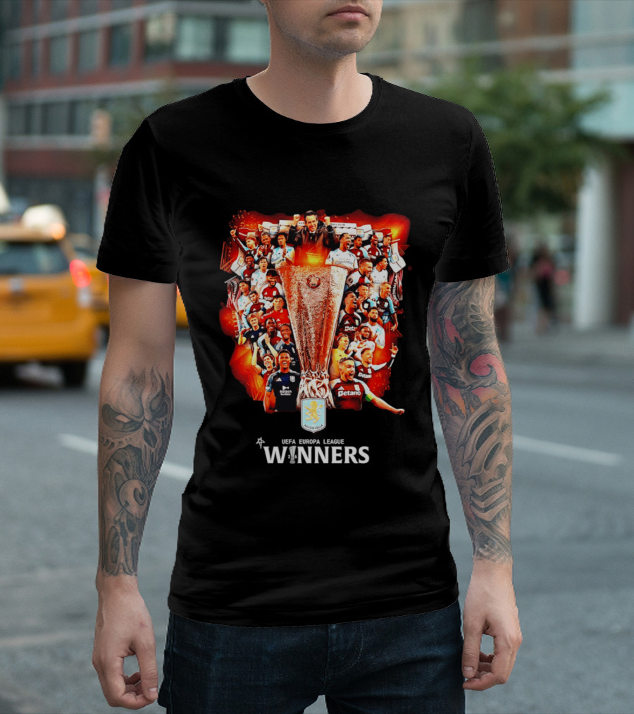 Aston Villa UEFA Europa League 2026 Istanbul Final Champions T-Shirt