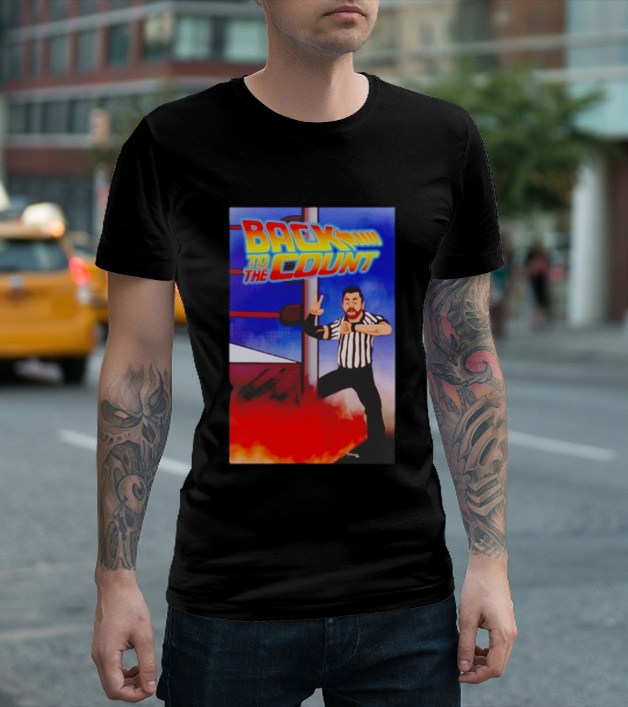 Daniel Spencer Back To The Count Wrestling Referee Nostalgia T-Shirt