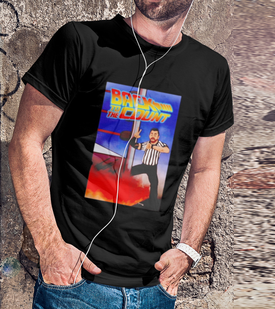 Daniel Spencer Back To The Count Wrestling Referee Nostalgia T-Shirt