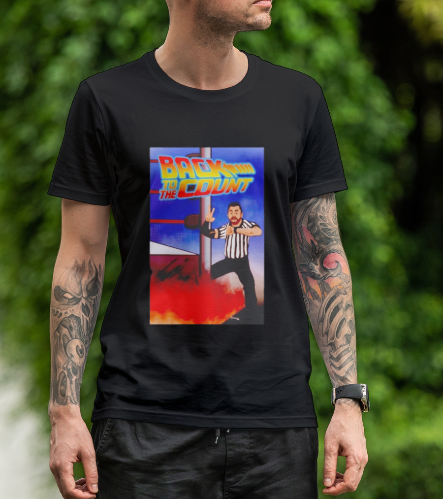 Daniel Spencer Back To The Count Wrestling Referee Nostalgia T-Shirt