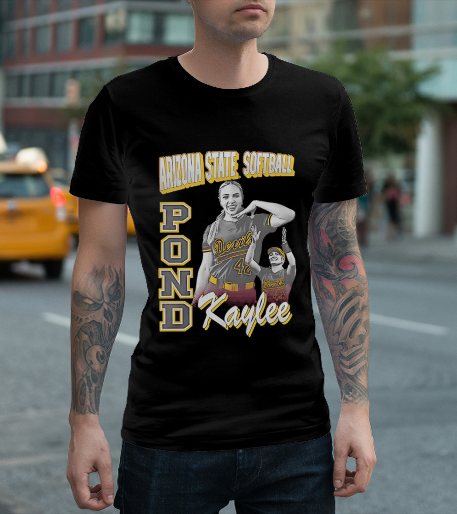 Arizona State Softball Kaylee Pond Devils 42 T-Shirt