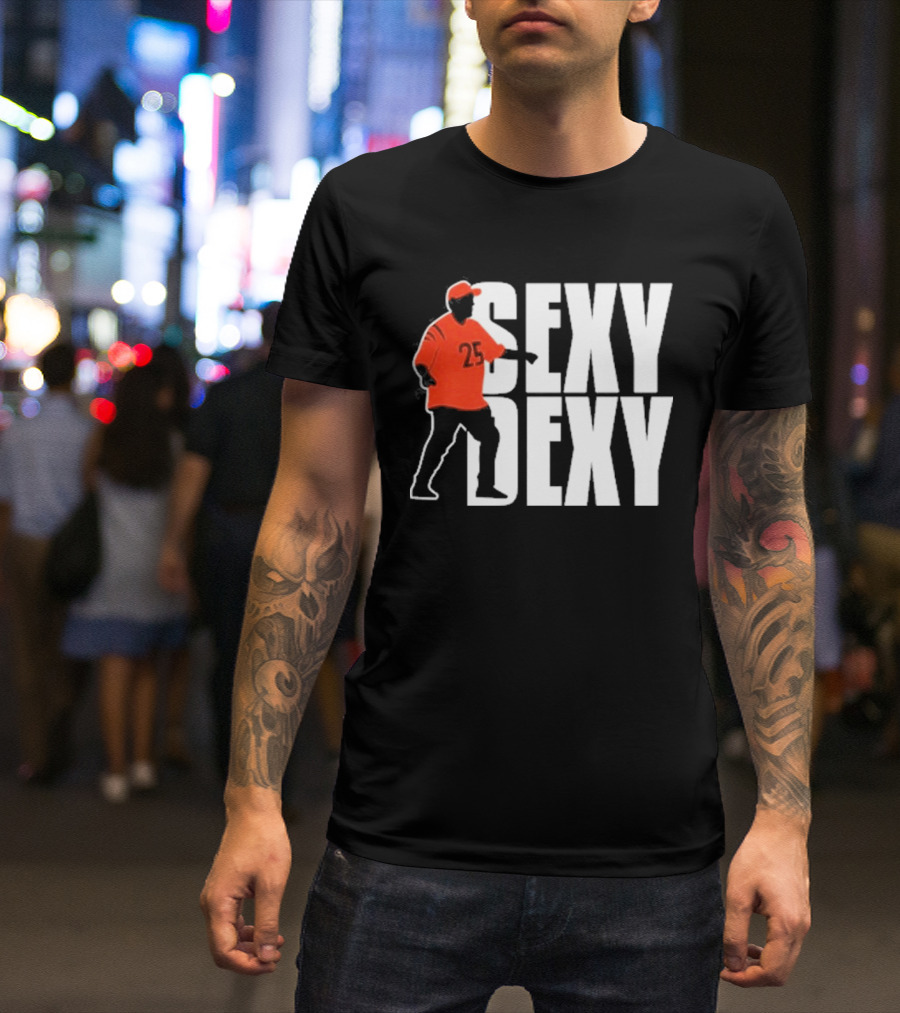 Sexy Dexy 25 Bold Sports Figure T-Shirt